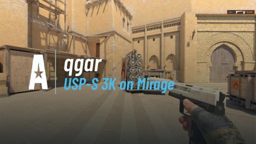 qgar - USP-S 3K on Mirage on Mirage