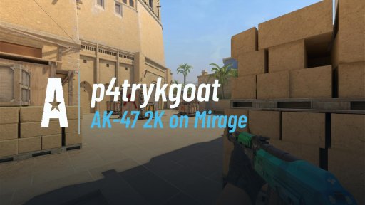 pa4trykgoat - AK-47 2K on Mirage on Mirage