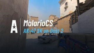AK-47 3K on Dust 2