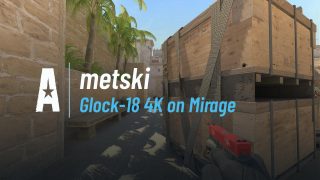 Glock-18 4K on Mirage