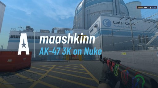 maashkinn - AK-47 3K on Nuke on Nuke