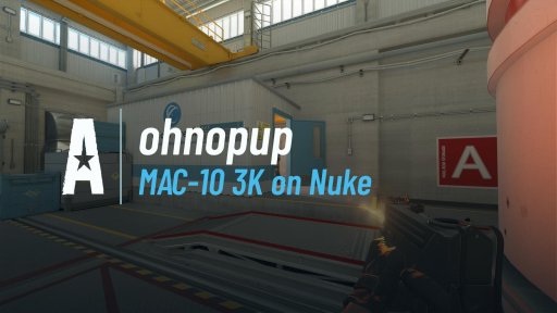 ohnopup - MAC-10 3K on Nuke on Nuke