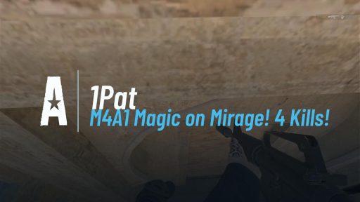 M4A1 Magic on Mirage! 4 Kills!