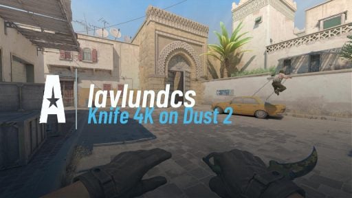 Knife 4K on Dust 2